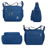 Fabuxry Purses and Shoulder Handbags for Women Crossbody Bag Messenger Bags (Navy) Fabuxry