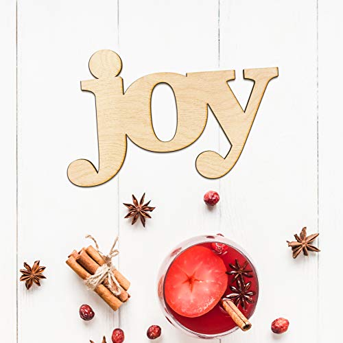 Joy Wood Sign Home Decor Gallery Wall Art Unfinished GIA 12" x 8"