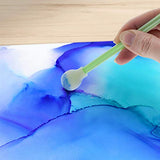 U.S. Art Supply 30 Alcohol Ink Blending Swabs - Foam Tip Brushes, Assorted Shapes and Sizes - Mixing, Blending, Re-Wet, Lift Ink, Dye, Paint, Drawing U.S. Art Supply