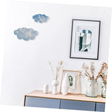 COHEALI 27pcs Alien Wood Chips Wood Decor Home Decoration Home Décor Blank Wood Cutout Blank Wood Cloud Slices Wooden Crafts Wood Cutouts Unfinished COHEALI