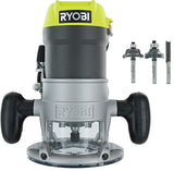 Ryobi R1631K 1-1/2 Peak HP 8.5 Amp LED Lit Corded Router Including 3 Piece Bit Set (w/ Tool Bag) Ryobi