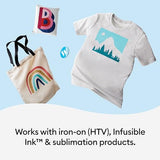 Cricut EasyPress 3 Smart Heat Press Machine with Built-In Bluetooth for T-shirts, Pillows, Tote Bags & More, Advanced Ceramic-Coated Heat Plate with Cricut