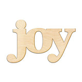 Joy Wood Sign Home Decor Gallery Wall Art Unfinished GIA 12" x 8" Woodums