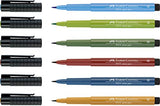 Faber-Castell Faber-Castel Faber-Castell FC167105 Pitt Artist Color Brush Wallet Set (6 Pack), Landscape, Assorted Faber-Castell