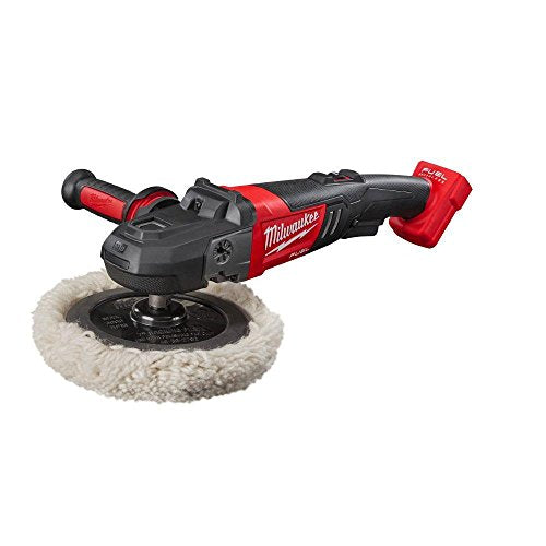 Milwaukee 2738-20 M18 18-Volt FUEL Lithium-Ion Brushless Cordless 7 inch Variable Speed Polisher (Tool-Only) - WoodArtSupply