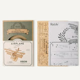 Robotime Bi-Plane 3D Puzzle Kit – 145 Pieces ROBOTIME