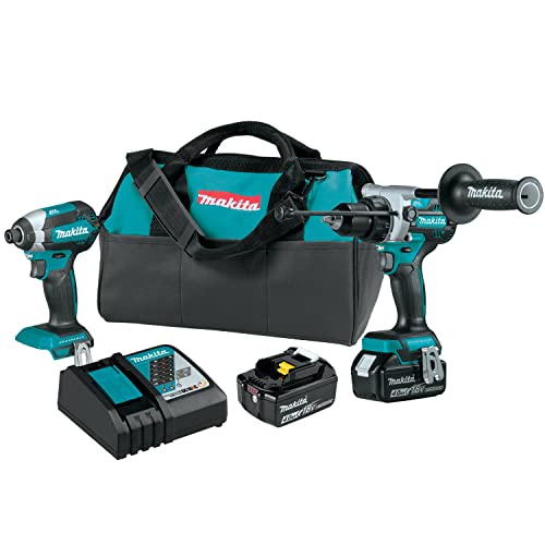 Makita XT291M 18V LXT® Lithium-Ion Brushless Cordless 2-Pc. Combo Kit (4.0Ah) - WoodArtSupply