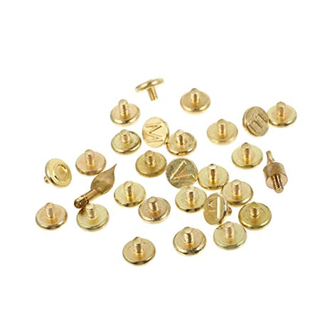 Anneome 1 Set Letter Soldering Iron Embossing Burning Tips Wood Burner Pyrography Letters DIY Tools Wood Burning Letters Letter Stencil DIY Kits Iron Anneome