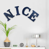 AOCEAN 6 inch Black Wood Letters Unfinished Wood Letters for Wall Decor Decorative Standing Letters Slices Sign Board Decoration for Craft Home Party AOCEAN