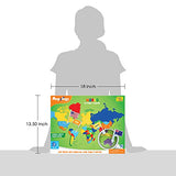 Imagimake Mapology World Map Puzzle - Includes Country Flags & Capitals | Educational Toys for Kids 5-7 | Fun Jigsaw Puzzle for Girls & Boys Toy Age Imagimake