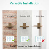 WALI Floating Projector Shelf for Wall, Wooden TV Shelf for DVD Players, Under TV, Cable Boxes and Game Consoles, Living Room TV Accessories Stand WALI