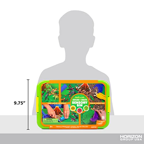Made By Me Explore + Create Dino Galaxy Sensory Bin, Fun Sensory Bins for Toddlers 3+, All-in-One Tactile Sensory Toys, Learn Through Play Toys, Made By Me
