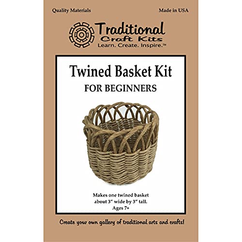 Twined Basket Kit for Beginners Traditional Craft Kits