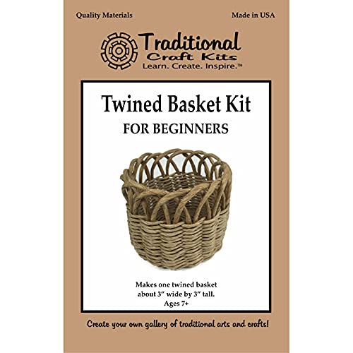 Twined Basket Kit for Beginners - WoodArtSupply