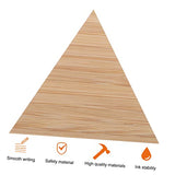 MAGICLULU 5pcs DIY Hand Painting Triangle Wood Slices Unfinished Wood Chip Rustic Wood Slices Kids Crafts Wood Log Wood Cutout Shapes Toys for Kids MAGICLULU