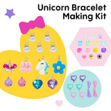 Tomons Charm Bracelet Making Kit for Girls, Beads for Jewelry Making Kit, Arts & Crafts Gift for Ages 3-12, Girls Toys 3 4 5 6 7 8 9 10 Year Old Girl Tomons