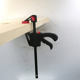 Ximimark 2 PCS 4inch Bar F Clamps Clip Grip Quick Ratchet Release Woodworking DIY Hand Tool Kit Ximimark