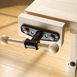 uyoyous 7" Front Vise Woodworking Bench Vise Cast Iron Front Screw Vise Woodworking Front Vise Wood Vise uyoyous
