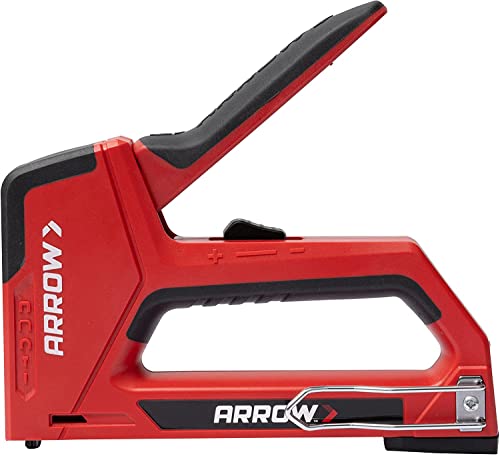 Arrow T501 5-in-1 Manual Staple and Nail Gun, Wire Stapler, and Brad Nailer for Wood, Upholstery, Construction, Insulation, Crafts, Fencing, and Arrow Fastener