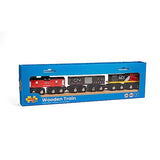 Bigjigs Rail CN Train - Other Major Wooden Rail Brands are Compatible Bigjigs Rail