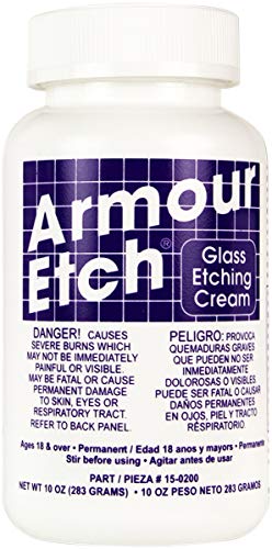 Armour Etch 15-0200 Etching Cream, White, 10 Armour Etch