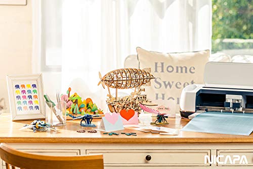 Nicapa Cutting Mat for Cricut Maker 3/Maker/Explore 3/Air 2/Air/One (12x12 inch, Standard Grip、Light Grip) Adhesive Sticky Quilting Replacement Cut NICAPA