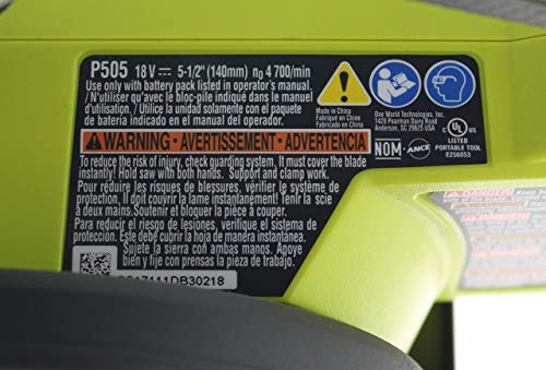 Ryobi p505 manual sale