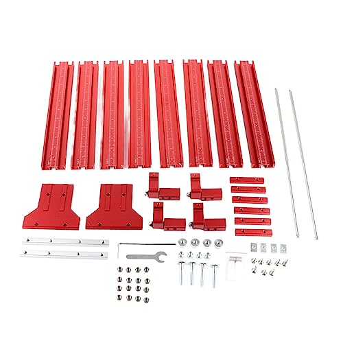 FTVOGUE Parallel Guide Rail System Circular Saw Track Set Woodworking 90 Degree Guide Rail Joining Set T-Track Miter Track Guide Auxiliary Tool for - WoodArtSupply