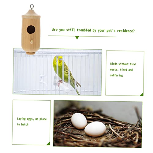 Kisangel Hummingbird House Decorative Bird Houses Honeycomb Hut Unfinished Birdhouses Wood Bird House Outdoor Bird Aviary Bird Breeder Outdoor Bird Kisangel