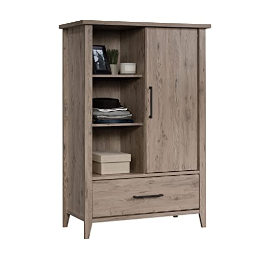 Sauder Summit Station Armoire, L: 36.77" x W: 18.15" x H: 54.53", Laurel Oak Sauder