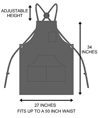 Hudson Durable Goods - Woodworking Edition - Waxed Canvas Apron - Brown Hudson Durable Goods