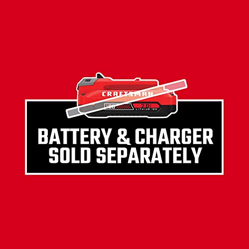 CRAFTSMAN V20 Caulk Gun, No Drip, Cordless, with anti-drip and variable speed, Tool Only (CMCE600B) Craftsman