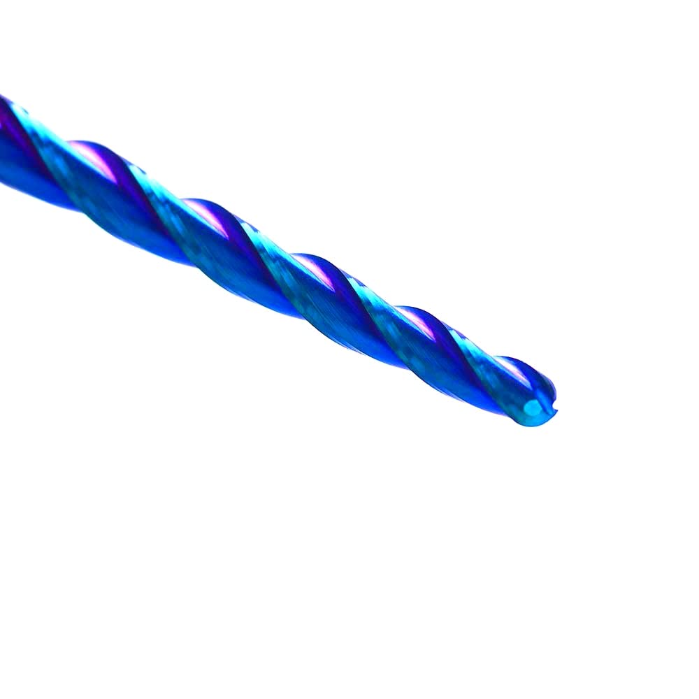 Ruhitools CNC Router Bits Ball Nose 1/8 inch Cutting Dia 2D and 3D Carving 1.0 Deg NACO Coated UpCut with 1/8" x 1 1/2" x 1/4" x 3" Shank 1/4" RUHIWORKER FOR INDUSTRIAL USE ONLY