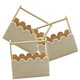 Kisangel 9 pcs Small Blank Basket Food Storage Basket Unfinished Hand Basket Kids Crafts Toys Mini Flower Basket Kids Painting Toy Flower Planter Kisangel