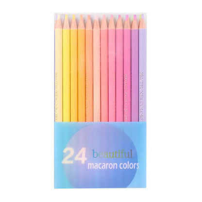 24 Colored Pencils - Premium Soft Core 24Unique Colors No Duplicates C –  WoodArtSupply