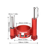 Router Table Lfit Plate, 63.8-65mm Clamping Range 47mm Good Stability Router Lift Manual Lifting Aluminum Alloy Stainless Steel Standard Design for Kadimendium