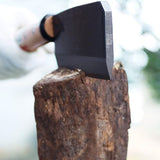 KAKURI Japanese NATA Small Hatchet Tool 5.3" [Double Bevel] Made in Japan, Japanese Wood Splitting Axe for Firewood KAKURI