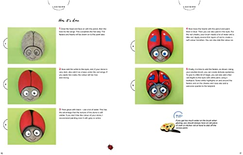 Painting Stones: How to turn rocks & pebbles into mini works of art! WoodArtSupply