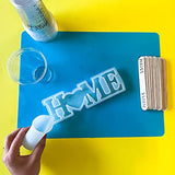 Disposable Measuring Cups For Resin - 20x Pixiss 10 Ounce Graduated Mixing Cups for Epoxy Resin - Cups with Measuring Lines, Large Silicone Sheet for Pixiss