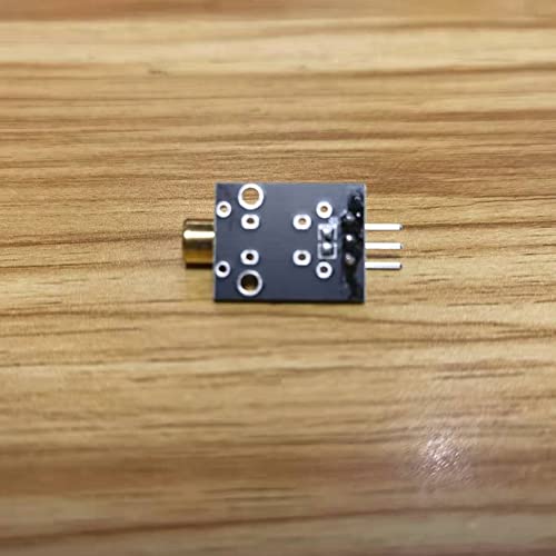 8PCS 3 Pin 650nm 5V Laser Transmitter Sensor Module Board KY-008 Dot Diode Copper Head Sensor Module Diode Laser Mini laser head for Arduino - WoodArtSupply