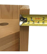 Solid Wood Birdhouse 3/4" Thick Solid Pine Strong Durable Heavy Duty Unfinished 8" Tall 3/4" Hole Made in The USA Built to Last Rhino Wood Industries