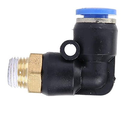 Air Pipe Adjustable Joint C02 Gas Nozzle Valve Engraving Machine Nozzle Air Valve Connect Air Pump Air Compressor(Air Pipe 6mm;Thread Dia.9.7;