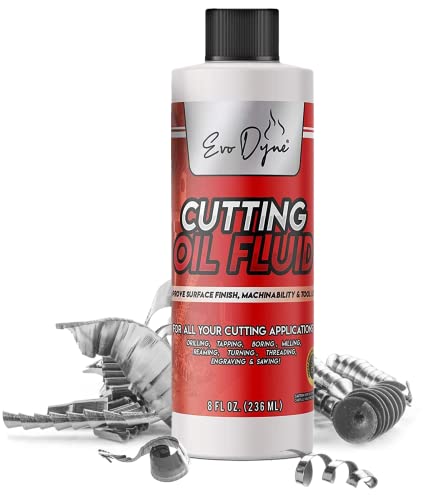 Cutting Oil, Cutting Fluid 8-OZ, Made in The USA | Cutting Oil for Drilling, Tapping, Milling | Professional Grade Fluid Oil - Machine Cutting Fluid, - WoodArtSupply