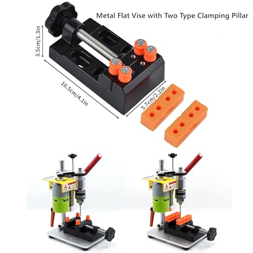 NovelLife Mini Drill Press Precision Benchtop Drilling Machine Elecric Portable Table Driller CNC 795 Motor B10 Chuck Metal Wooden DIY Jewelry Making - WoodArtSupply