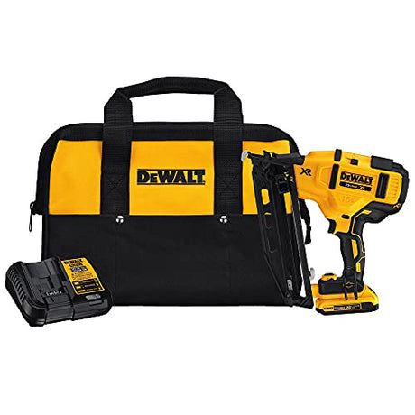 DEWALT 20V MAX* XR Finish Nailer, Angled, 16GA (DCN660D1) DEWALT