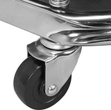 AR7451B Torin Heavy Duty Rolling Creeper Garage/Shop Seat: Padded Mechanic Stool with Tool Tray Storage and Cup Holder, Black Torin