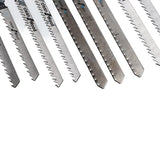48Pcs Jigsaw Blade Set Assorted T Shank Jig Saw Blades High Speed Steel Reciprocating Sabre Saw Cutting Tool for Wood Plastic Metal with Storage Bag Garosa