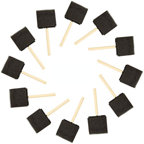 QTLCOHD 50Pcs Foam Paint Brushes 3 Inch Foam Brushes Bulk Paint Sponge Brushes for Painting, Mod Podge, Acrylics, Staining, Varnishes, Crafts - WoodArtSupply