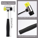 38 PCS Leather Stamping Tools, Leather Stamping Kit with 36pcs Letters and Numbers, Rubber Hammer, Leather Punch Tools, Leather Stamp Set Leather ZMAAGG