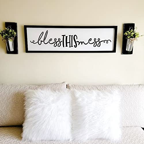 Word Stencils for Painting On Wood Sign Canvas Fabric, Reusable Welcome Farmhouse Burning Inspirational Art Craft Paint Stencil for Shirt Family Pkqon